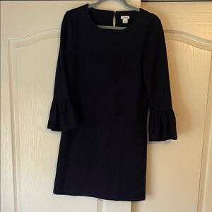 J. Crew Classic Navy Shift Dress